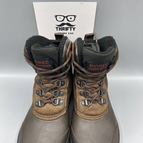 SOREL Pace 2 Insulated Winter Snow Boots Walnut Brown Womens Sz 8 Kaufman Canada - Picture 5 of 10
